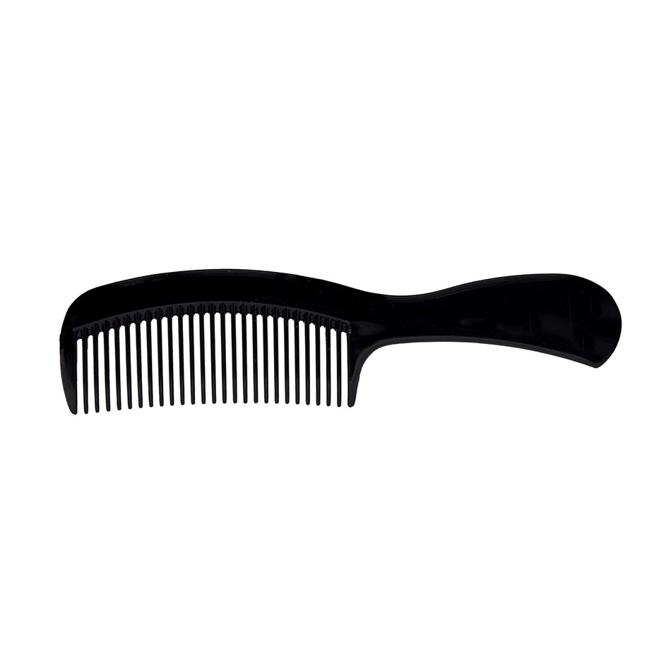 DawnMist� Adult Comb with Handle, 8.6 in.-Comb Dawn Mist� 8-1/2 Inch Black Plastic