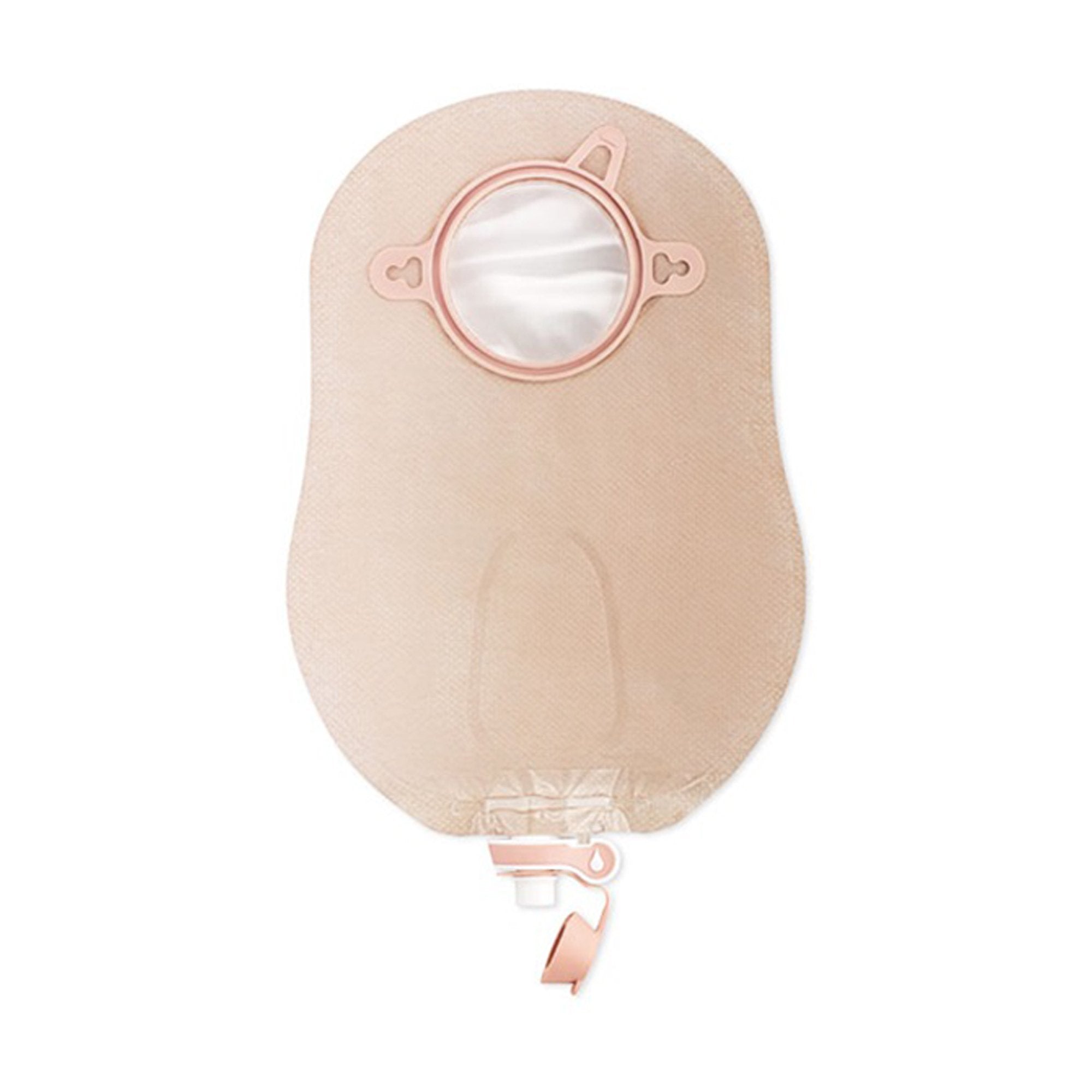 New Image™ Two-Piece Ultra-Clear Urostomy Pouch, 57 mm Flange, Red Match - Ostomy>Ostomy Pouches - Hollister