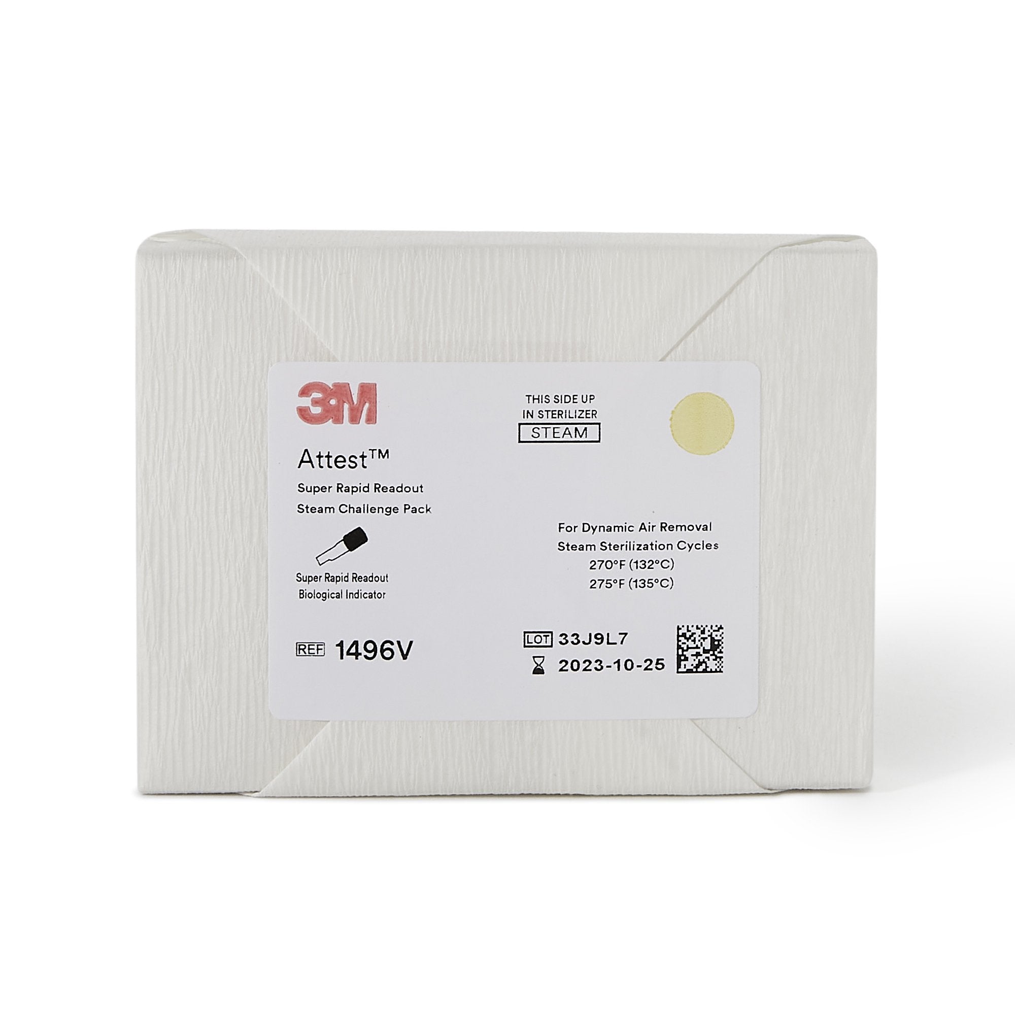 3M Attest Super Rapid Readout Sterilization Biological Indicator Challenge Pack-Attest Super Rapid Readout Sterilization Indicator Challenge Pack Steam