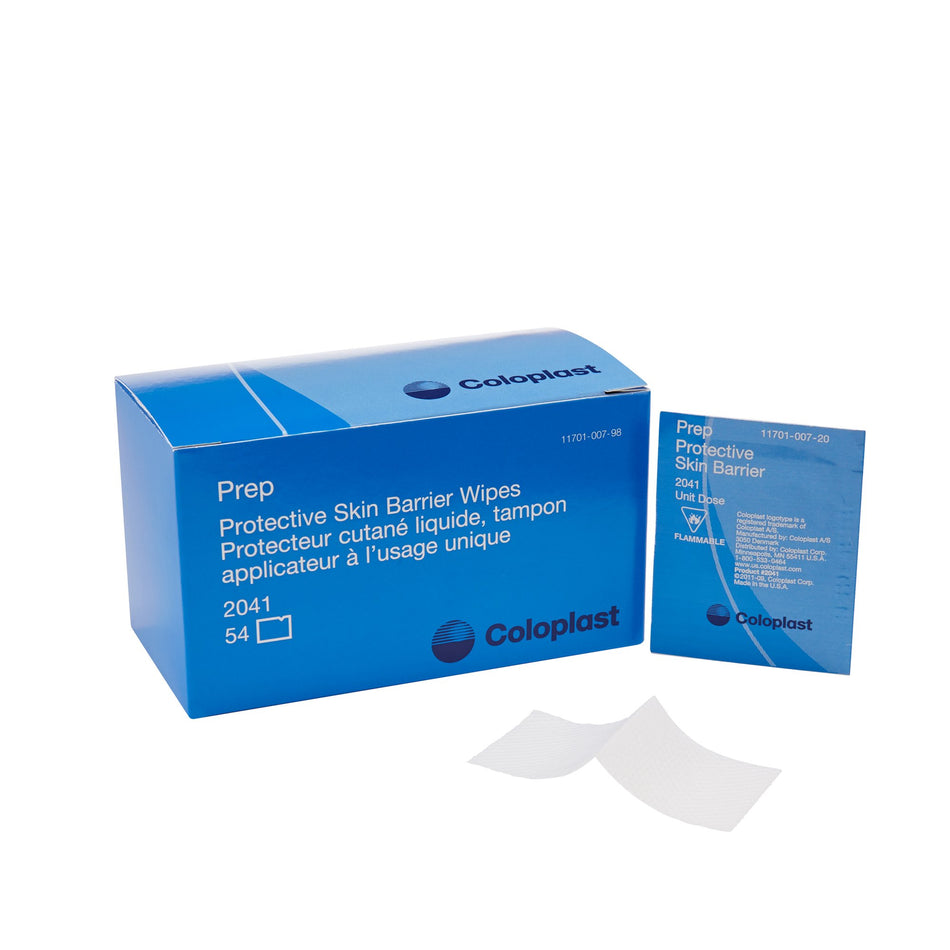 Coloplast Prep Skin Barrier Wipe-Skin Barrier Wipe Coloplast Prep 50 to 75% Strength Propan-2-ol Individual Packet NonSterile