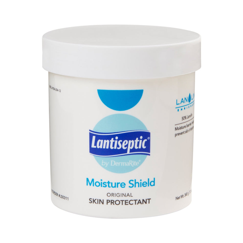 Lantiseptic Skin Protectant, Unscented, Ointment, Jar, 12 oz.-Skin Protectant Lantiseptic Moisture Shield 12 oz. Jar Lanolin Scent Ointment