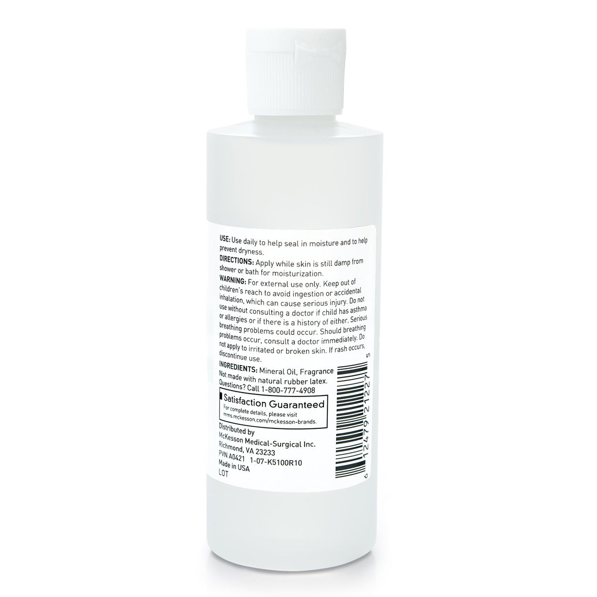 McKesson Baby Oil-Baby Oil McKesson 4 oz. Bottle Scented Oil