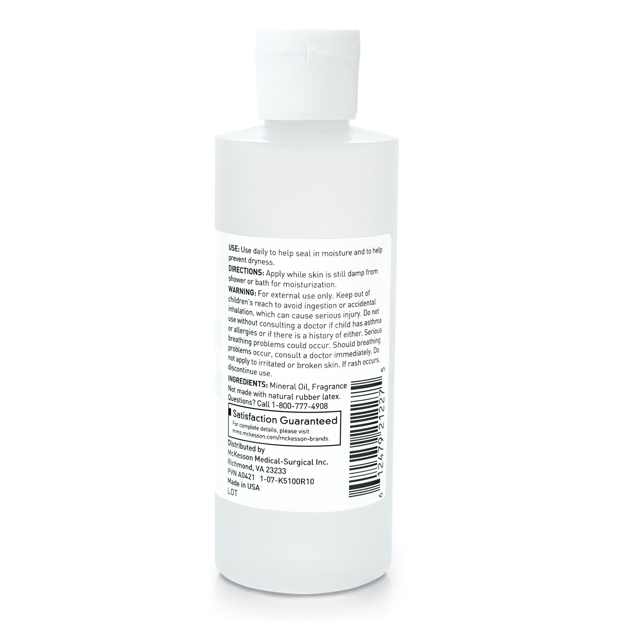 McKesson Baby Oil-Baby Oil McKesson 4 oz. Bottle Scented Oil