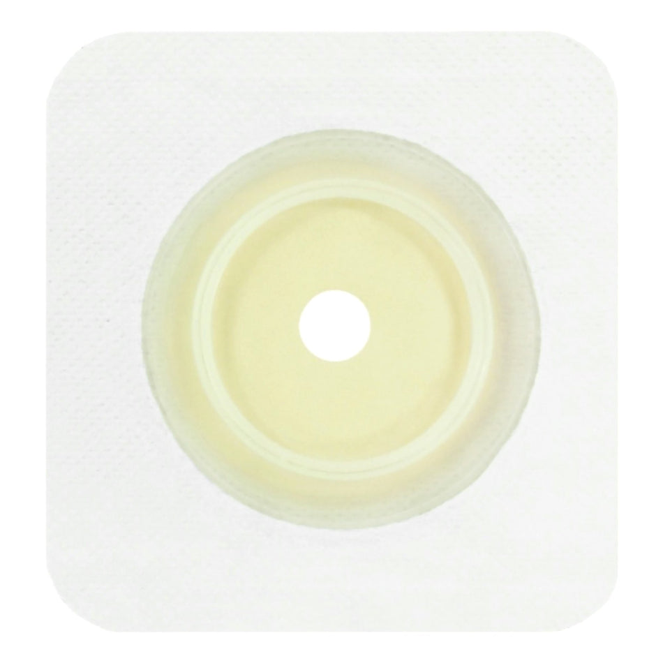 Securi-T 2-Piece Flat Barrier, 4.5 x 4.5 in.-"Ostomy Barrier Securi-T Trim to Fit, Standard Wear Flexible Tape 45 mm Flange Up to 1-1/4 Inch Opening 4-1/2 X 4-1/2 Inch"