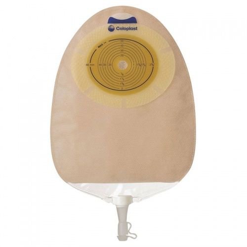 SenSura One-Piece Drainable Opaque Urostomy Pouch, 10-3/8 Inch Length, 1-3/16 Inch Stoma-"Urostomy Pouch SenSura One-Piece System 10-3/8 Inch Length, Maxi Flat, Pre-Cut 1-3/16 Inch Stoma Drainable"