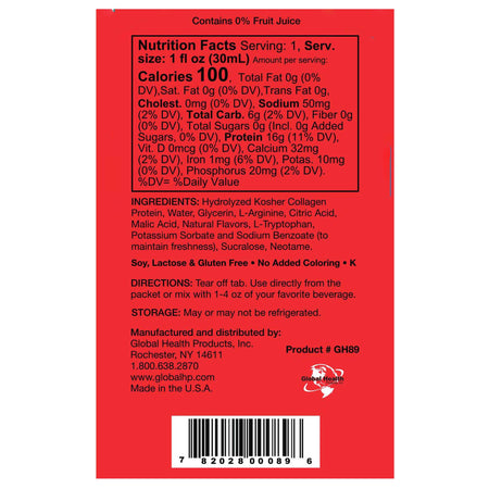LiquaCel Apple Concentrated Liquid Protein-Oral Supplement LiquaCel Apple Flavor Liquid 1 oz. Individual Packet