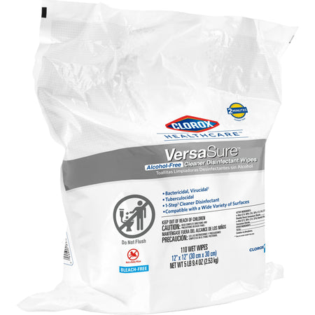 Clorox Healthcare® VersaSure® Cleaner Disinfectant Wipes, Refill Pouch - Housekeeping>Cleaners and Disinfectants - The Clo...