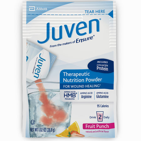 Juven Fruit Punch Therapeutic Nutrition Powder for Wound Healing-Oral Supplement Juven Fruit Punch Flavor Powder 1.01 oz. Individual Packet