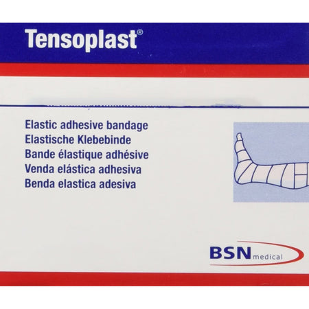 Tensoplast No Closure Elastic Adhesive Bandage, 1 Inch x 5 Yard-Elastic Adhesive Bandage Tensoplast 1 Inch X 5 Yard No Closure Tan NonSterile Medium Compression