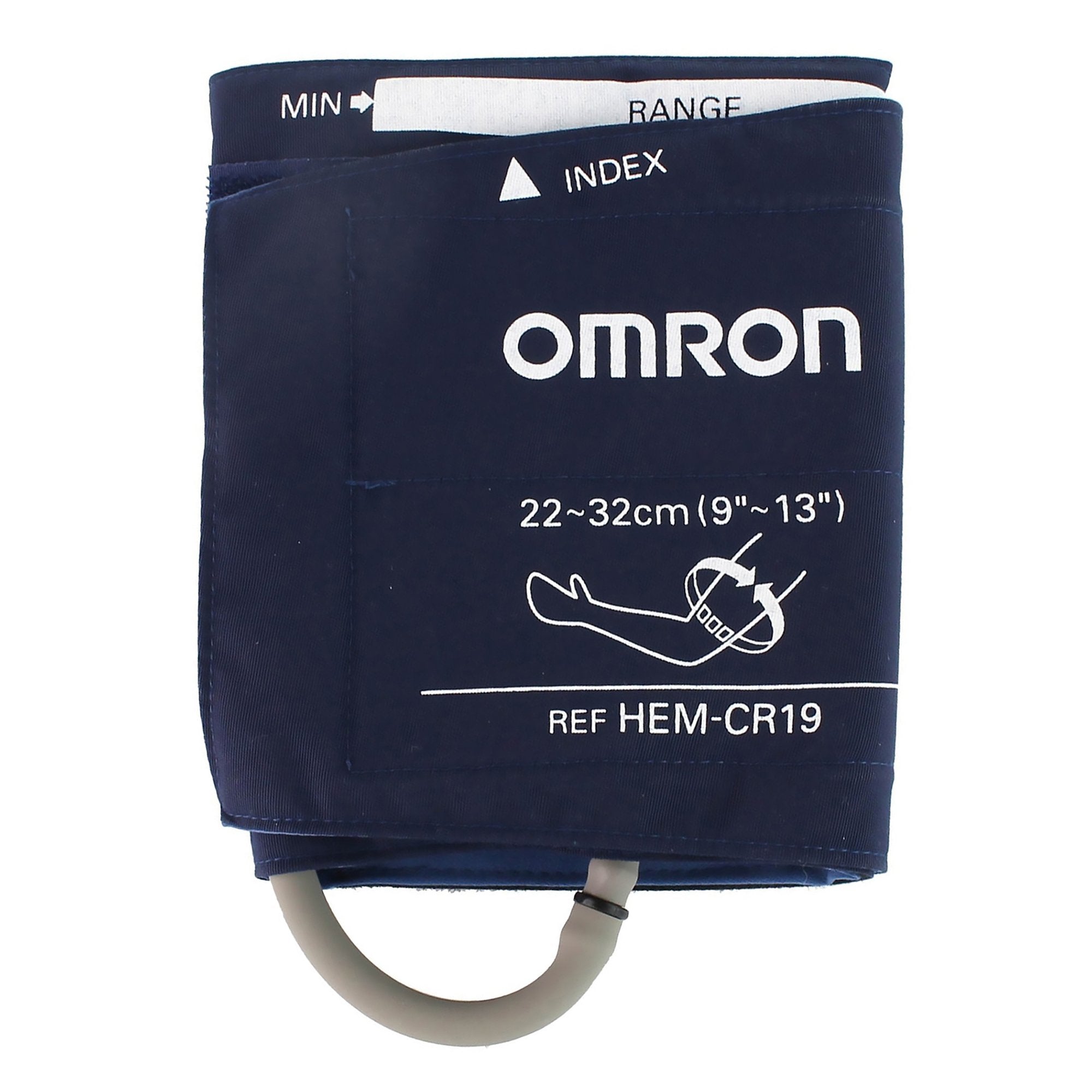 Omron Intelli Sense Blood Pressure Cuff, Medium-Reusable Blood Pressure Cuff IntelliSense 22 to 32 cm Arm Nylon Cuff Medium Cuff