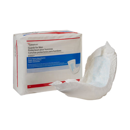 Sure Care Bladder Control Pads, Heavy Absorbency, Adult, Male, Disposable, 6-1/2 x 13 Inch-Bladder Control Pad Sure Care 6-1/2 X 13 Inch Heavy Absorbency Polymer Core One Size Fits Most