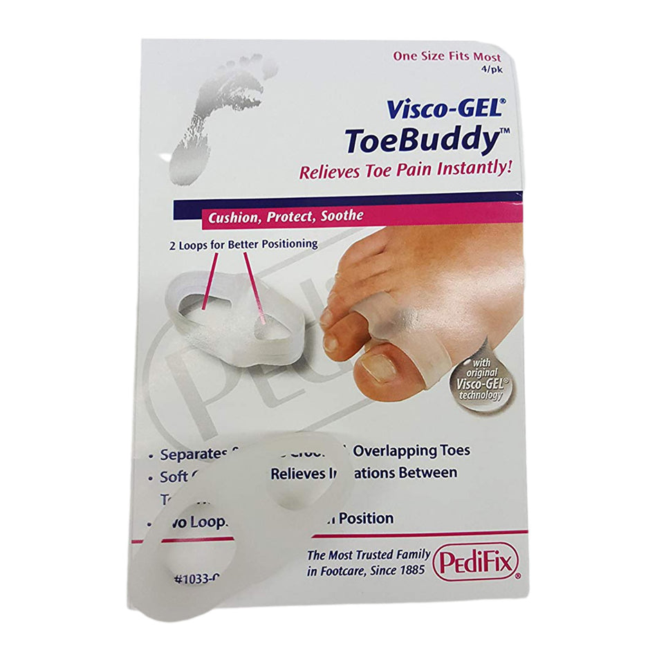 Visco-GEL� ToeBuddy� Toe Spacer, One Size Fits Most-Toe Spacer Visco-GEL� ToeBuddy� One Size Fits Most Pull-On Toe