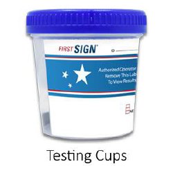 First Sign 12-Drug Panel Drugs of Abuse Test-"Drugs of Abuse Test Kit First Sign AMP, BAR, BUP, BZO, COC, mAMP/MET, MDMA, MTD, OPI, OXY, PCP, THC 25 Tests CLIA Waived"