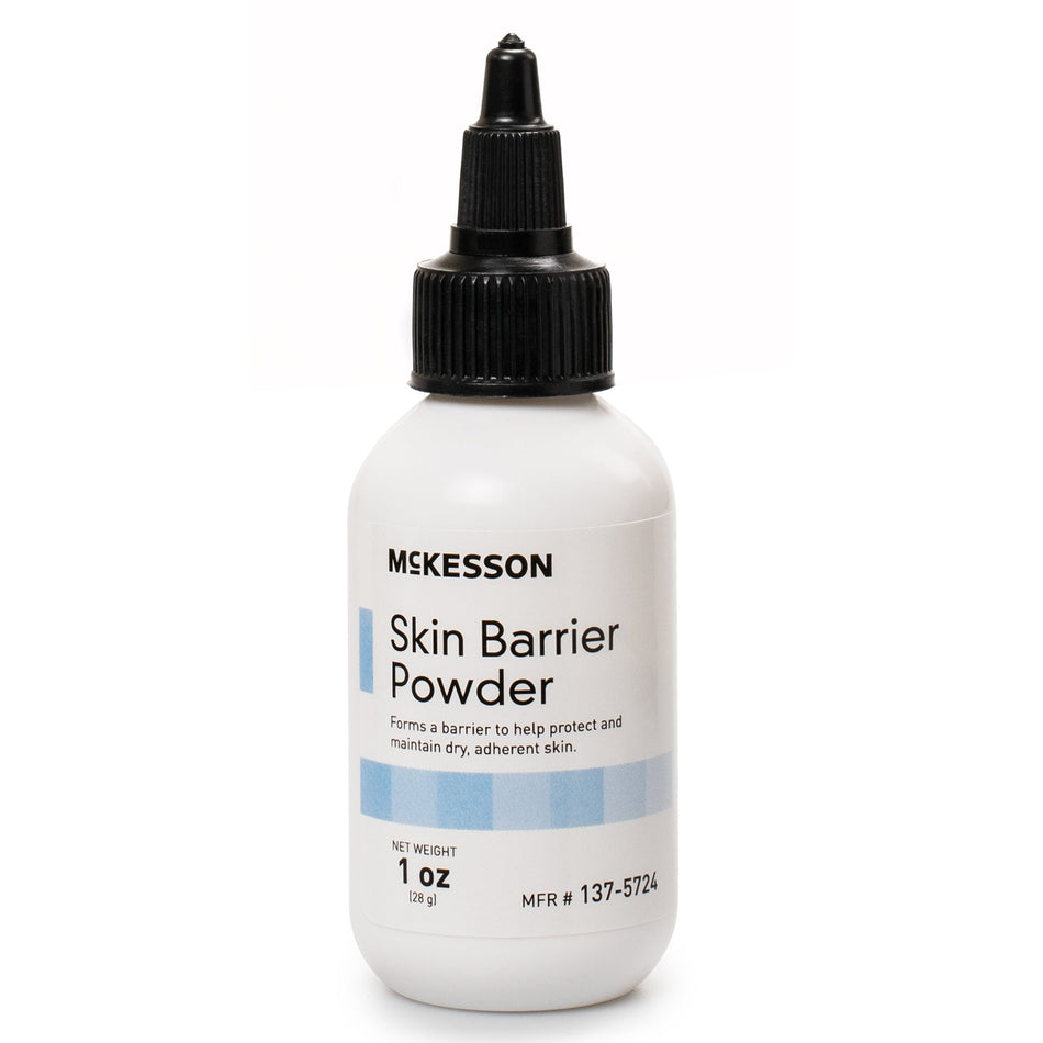 McKesson Barrier Powder-"Ostomy Barrier Powder McKesson 1 oz. Puff Bottle, Protective Skin Barrier"