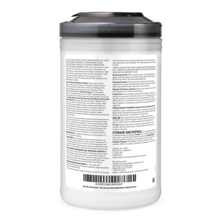 Sani-Cloth® AF3 Germicidal Extra Large Disinfectant Wipes, Canister, 75 ct. - Housekeeping>Cleaners and Disinfectants - Pr...