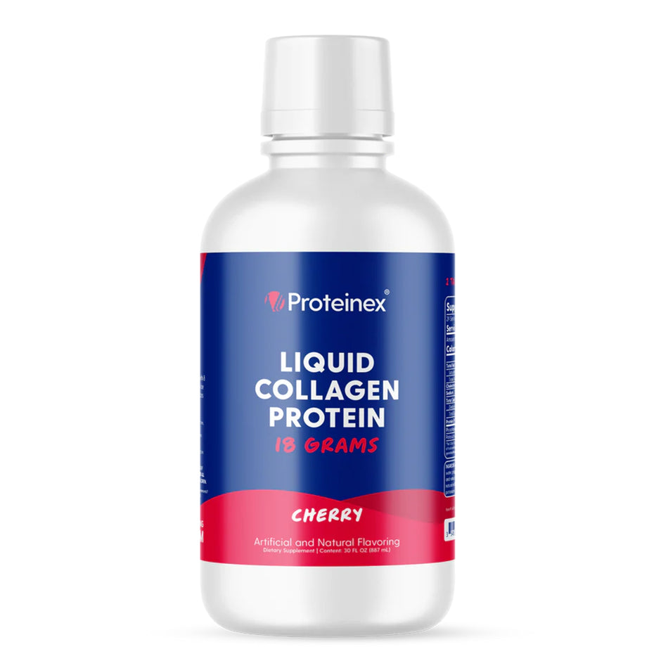 Proteinex 18 Cherry Liquid Predigested Protein, 30-ounce bottle-Oral Supplement Proteinex Cherry Flavor Liquid 30 oz. Bottle
