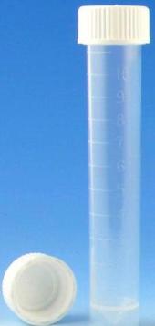 Globe Scientific Storage and/or Transport Tube, 10 mL, 16 x 92 mm-Storage and/or Transport Tube Plain 10 mL Screw Cap Polypropylene Tube
