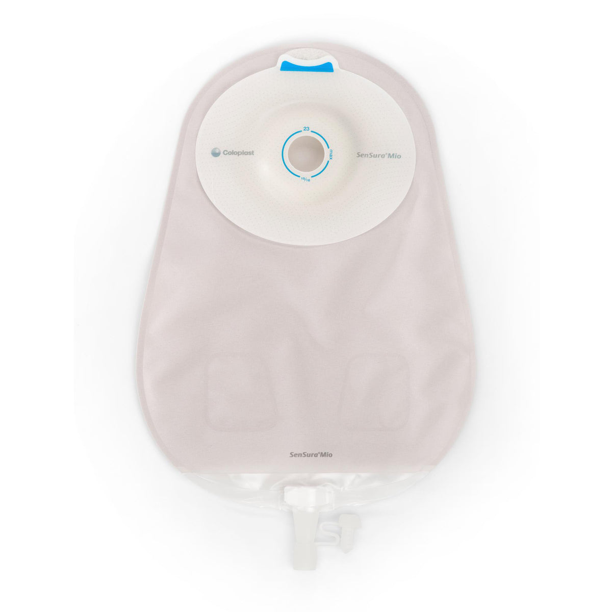 Urostomy Pouch SenSura® Mio Convex One-Piece System 10-1/2 Inch Length, Maxi Deep Convex, Pre-Cut 1-1/4 Inch Stoma Drainable