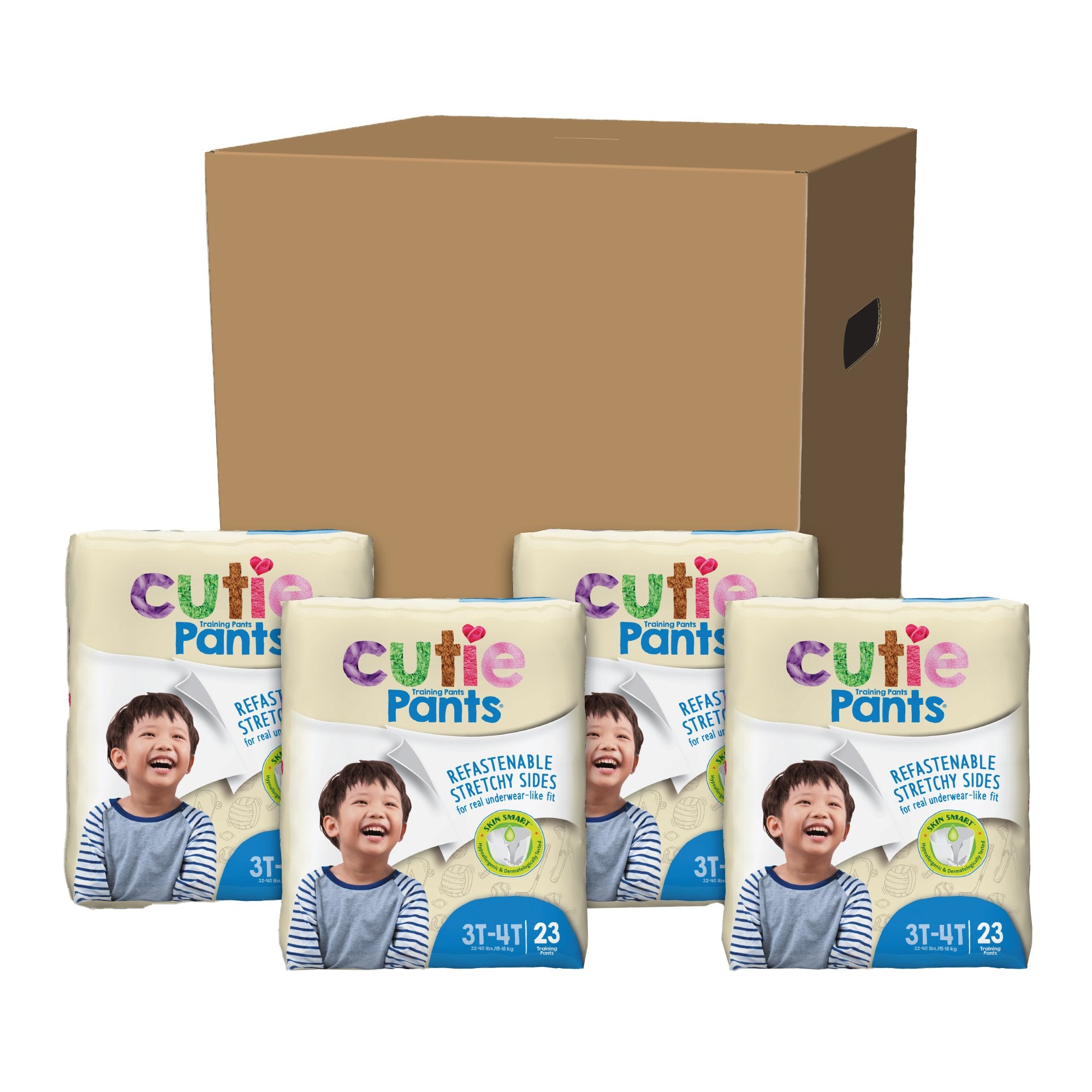 Cutie Pants™ Training Pants, 3T to 4T - Incontinence>Pediatric Diapers and Training Pants - First Quality Products LLC