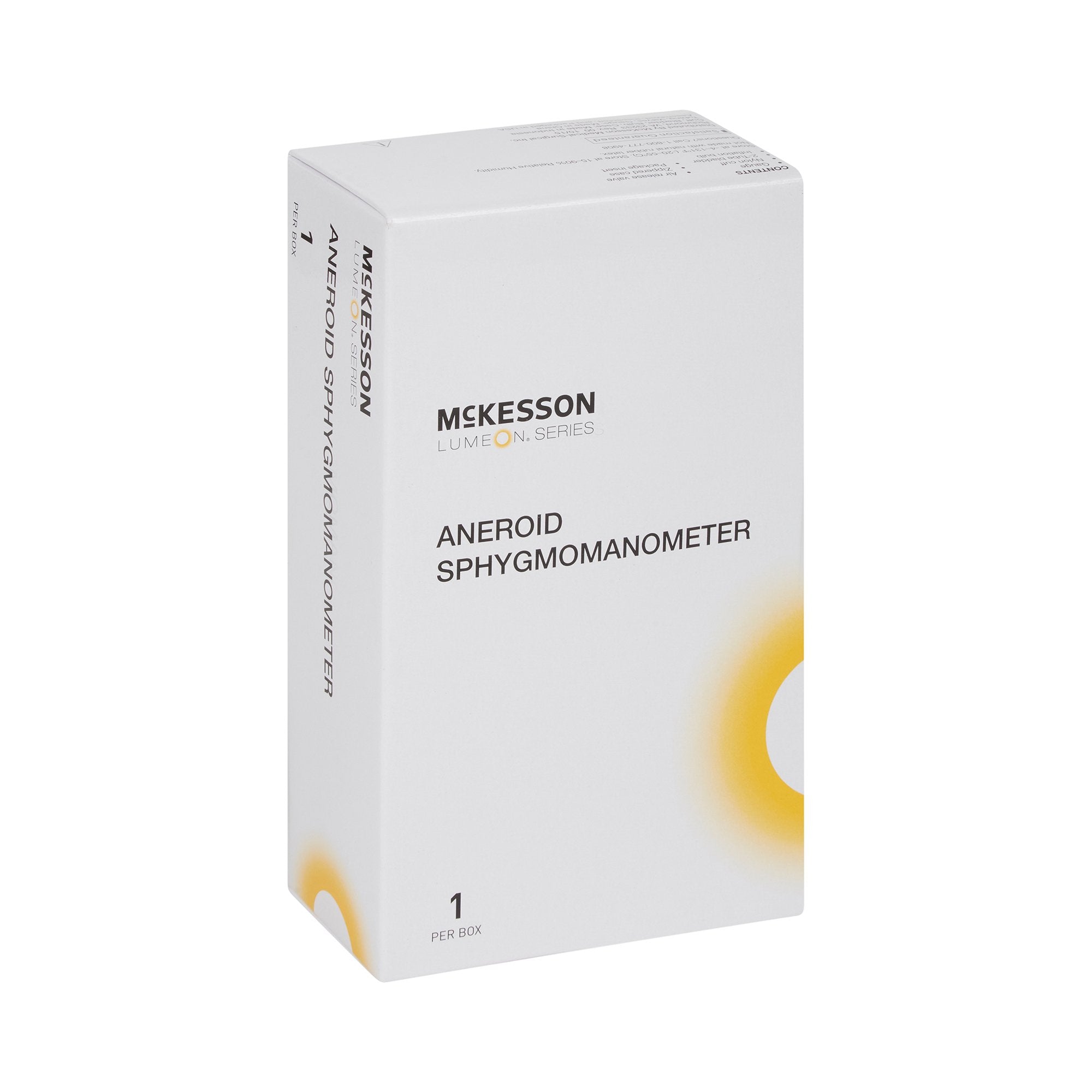 McKesson Deluxe Aneroid Sphygmomanometer, Pocket Size Handheld, Large Adult Cuff, Orange, Dual-Tube-Aneroid Sphygmomanometer Unit McKesson Deluxe Large Adult Cuff Nylon Cuff 34 - 50 cm Pocket Aneroid