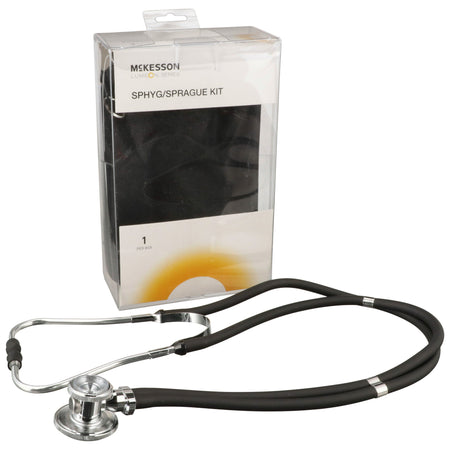 McKesson Lumeon™ Aneroid Sphygmomanometer/Sprague Kit, Black - Diagnostic Instruments and Supplies>Blood Pressure>Cuff and...