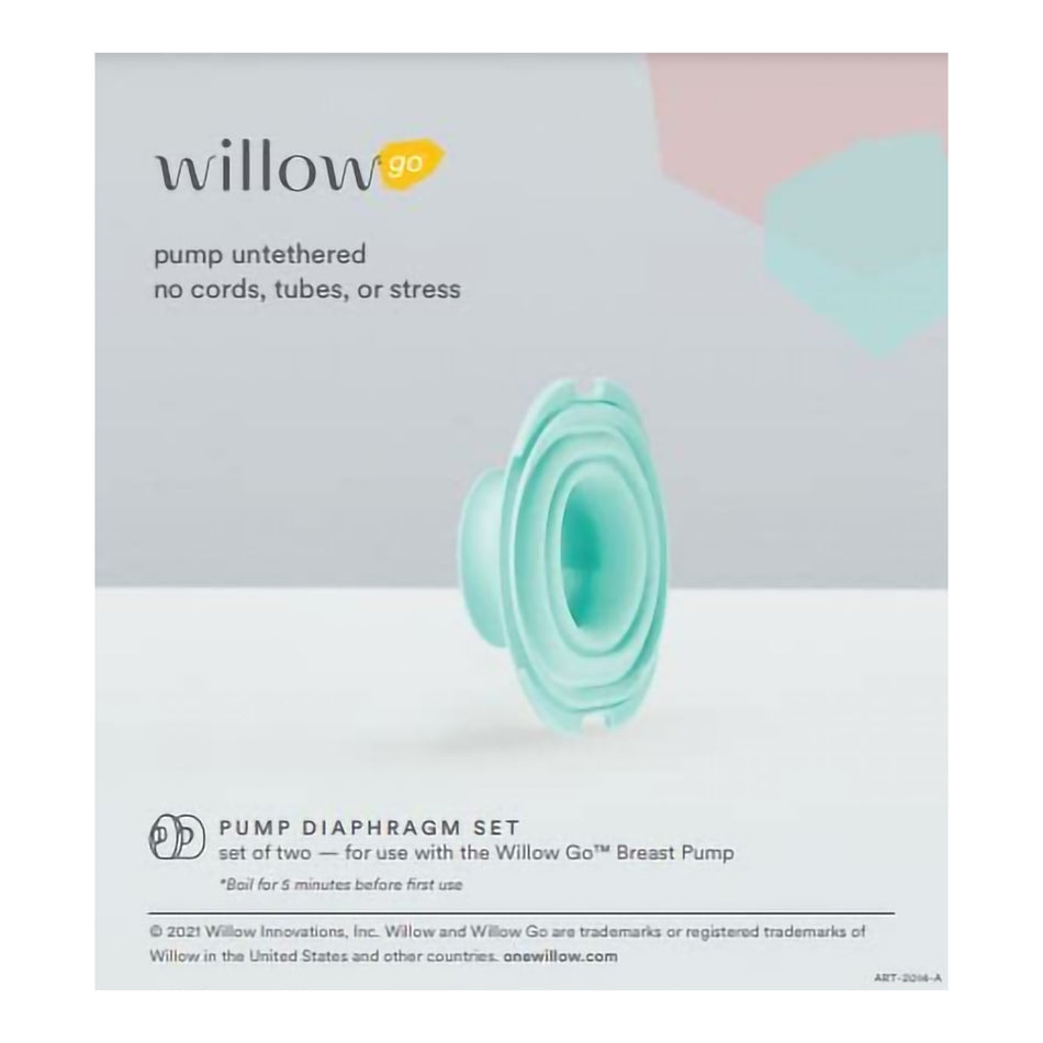 Willow Go™ Pump Diaphragm Set (Two-pack) for Willow Go Breast Pump - Nutritionals and Feeding Supplies>Feeding Supplies>In...