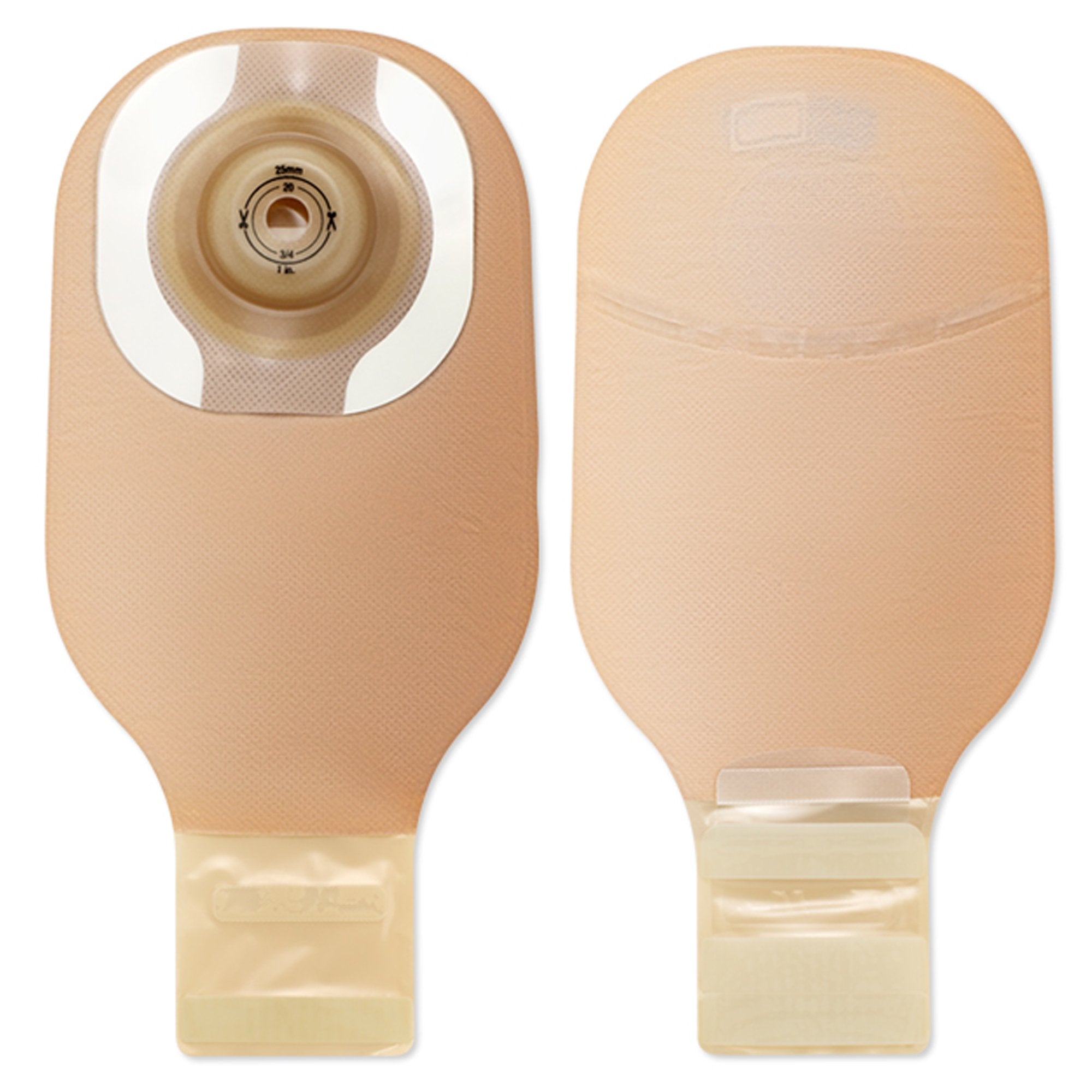 Premier™ 8958 One-Piece Beige Ostomy Pouch, Cut to Fit Stomas up to 38 mm - Ostomy>Ostomy Pouches - Hollister