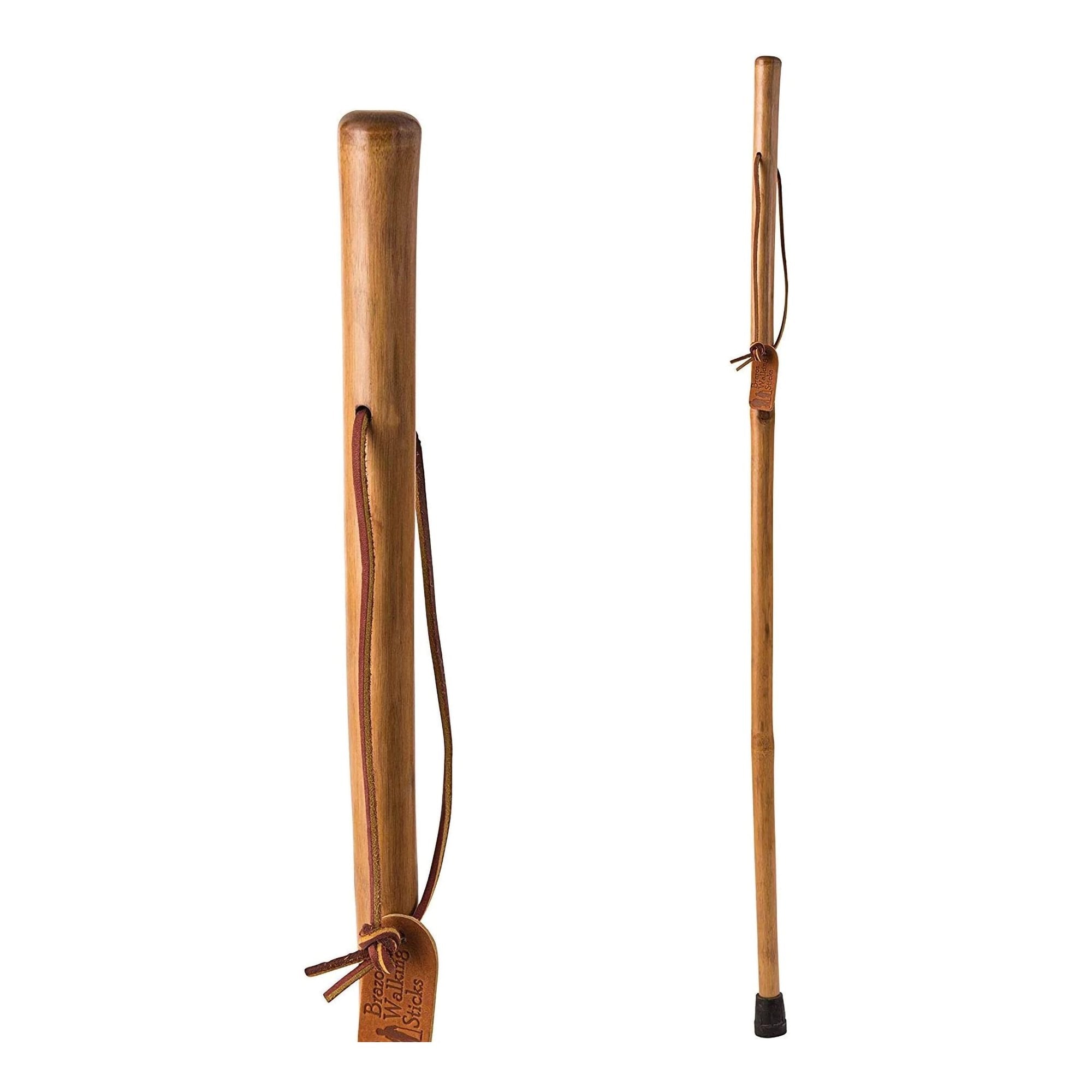 Brazos Iron Bamboo Rustic Walking Stick, 55 Inch Height, Red-Walking Stick Brazos Free Form Wood 55 Inch Height Red Bamboo
