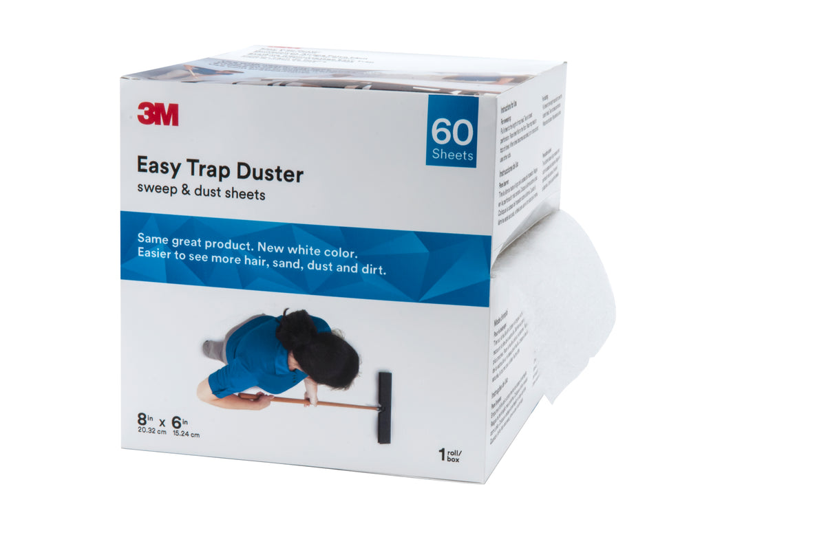 3M Easy Trap Sweeping and Dusting Sheets, Recycled Content-Sweep and Dust Sheets 3M Easy Trap Recycled Content