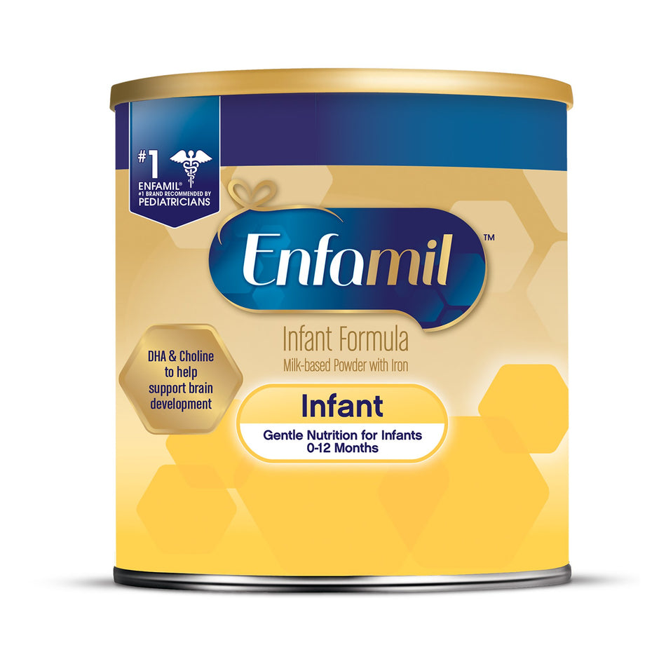 Enfamil Powder Infant Formula, 21.1-ounce can-Infant Formula Enfamil Unflavored 21.1 oz. Can Powder Iron