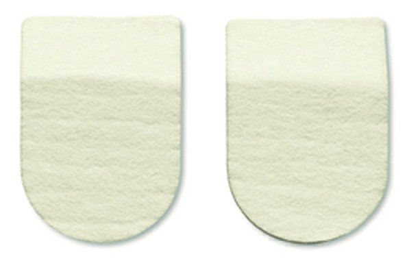 Hapad� Heel Lift, 3 x 5/16 Inch-Heel Pad Hapad� Wool Felt White