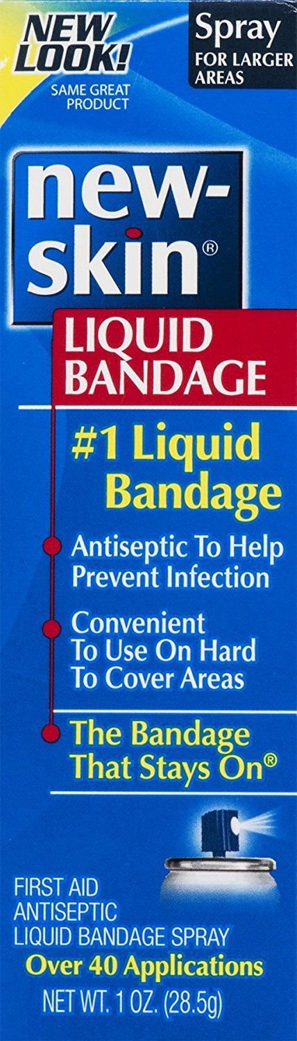 New-Skin Liquid Bandage, 1-ounce spray can-Liquid Bandage New-Skin 1 oz.