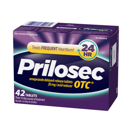 Prilosec OTC Antacid-Antacid Prilosec OTC 20 mg Strength Tablet 42 per Box