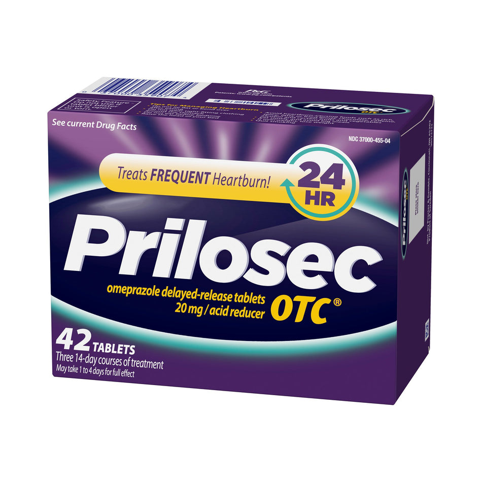 Prilosec OTC Antacid-Antacid Prilosec OTC 20 mg Strength Tablet 42 per Box