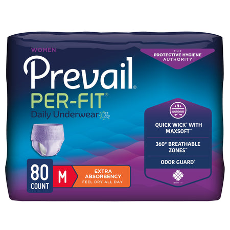 Prevail® Per-Fit® Women Extra Absorbent Underwear, Medium - Incontinence>Adult Briefs and Protective Undergarments - First...