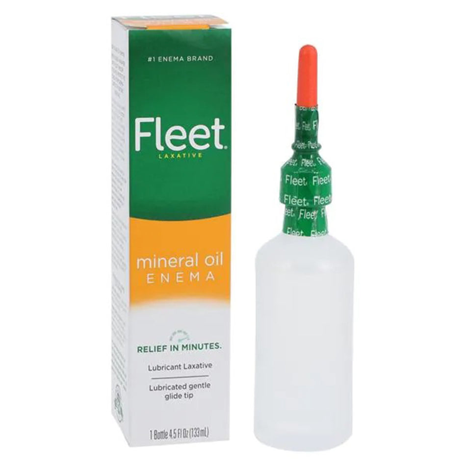 Fleet Enema, 4.5-ounce Bottle-Enema Fleet 4.5 oz. 100% Strength Mineral Oil USP