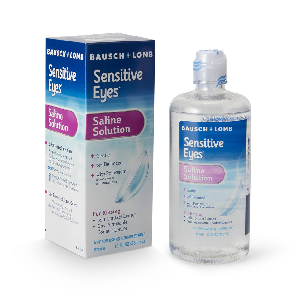 Sensitive Eyes Plus Contact Lens Solution, 12-ounce Bottle-Contact Lens Solution Sensitive Eyes Plus 12 oz. Solution