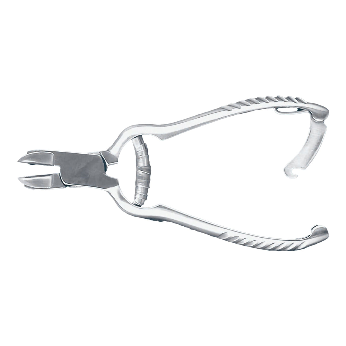 McKesson Nail Nipper, Concave Jaws, 4 Inches-Nail Nipper McKesson Concave Jaw 4-1/2 Inch Length Chrome Covered Stainless Steel