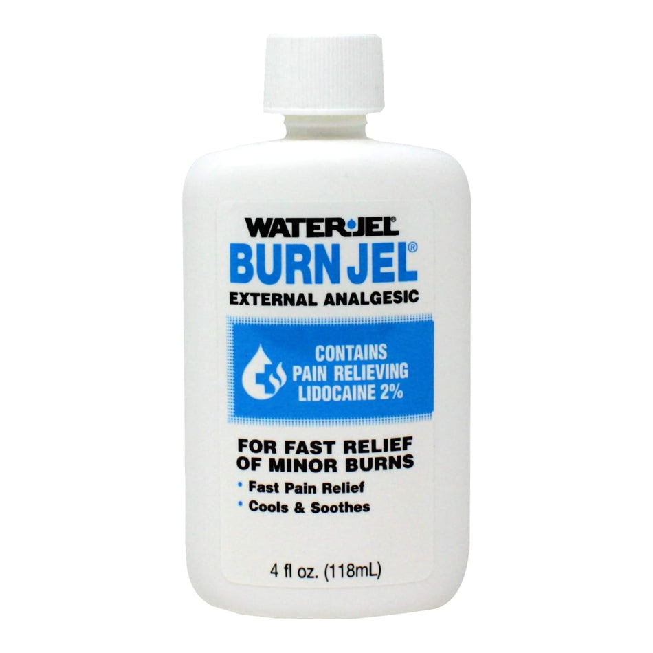 Water Jel Burn Jel Lidocaine Burn Relief Topical Gel-Burn Relief Water Jel Burn Jel Topical Gel 4 oz. Bottle