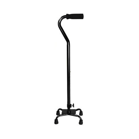 McKesson Adjustable Steel Offset Quad Cane, 30 – 39 Inch Height - Ambulatory Equipment>Mobility>Canes - McKesson Brand