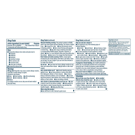 Advil Ibuprofen Pain Relief-Pain Relief Advil 200 mg Strength Ibuprofen Tablet 24 per Box