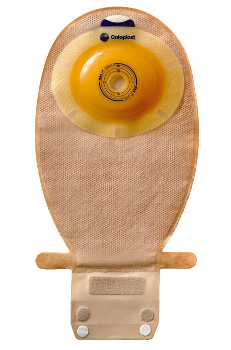 SenSura EasiClose One-Piece Drainable Opaque Filtered Ostomy Pouch, 11 1/2 Inch Length, 1-1/8 Inch Stoma-"Ostomy Pouch SenSura EasiClose One-Piece System 11-1/2 Inch Length, Maxi Convex Light, Pre-Cut 1-1/8 Inch Stoma Drainable"