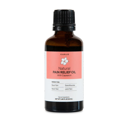 Kanjo Natural Pain Relief Oil, 1.65-ounce bottle-Topical Pain Relief Kanjo 0.15% Strength Capsaicin Topical Oil 1.65 oz.