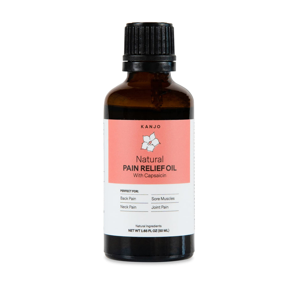 Kanjo Natural Pain Relief Oil, 1.65-ounce bottle-Topical Pain Relief Kanjo 0.15% Strength Capsaicin Topical Oil 1.65 oz.