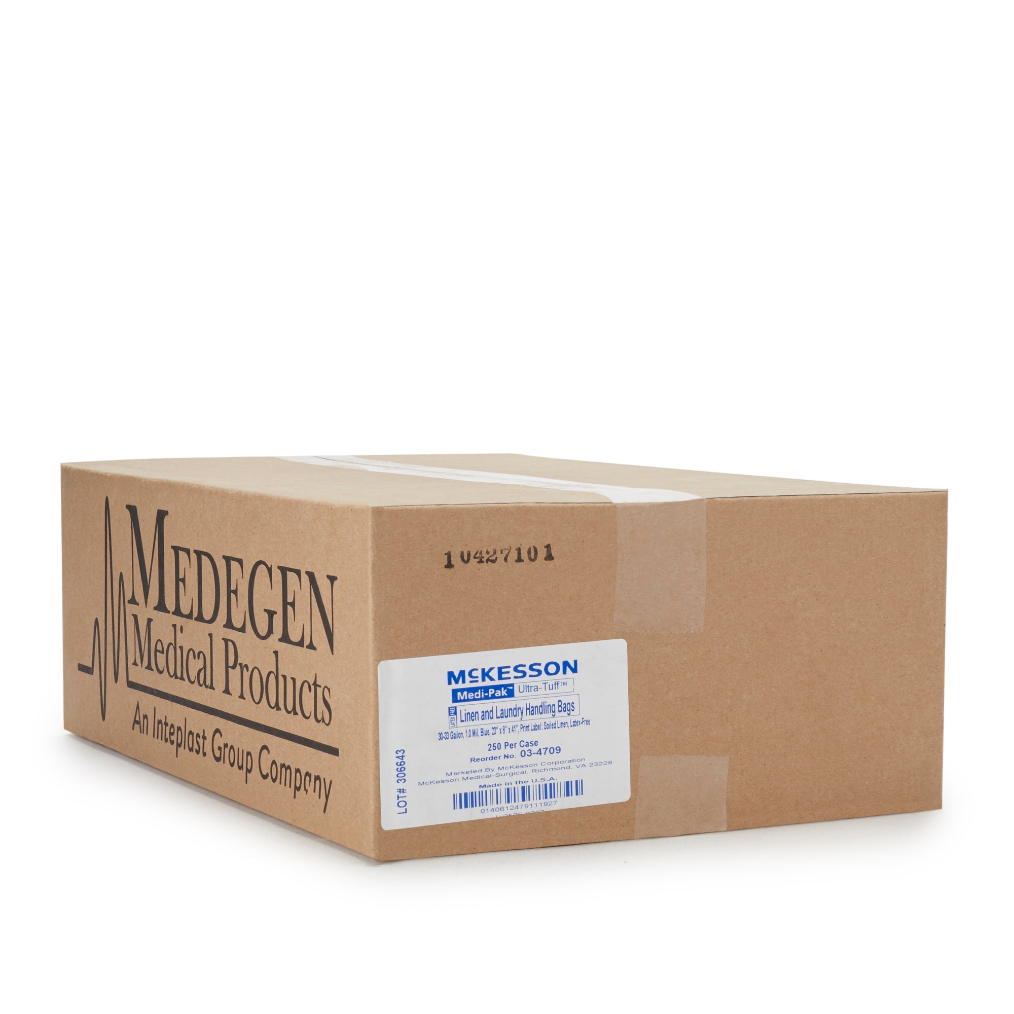 McKesson ULTRA-TUFF Linen Bag-Laundry Bag McKesson 30 to 33 gal. Capacity 8 X 23 X 41 Inch