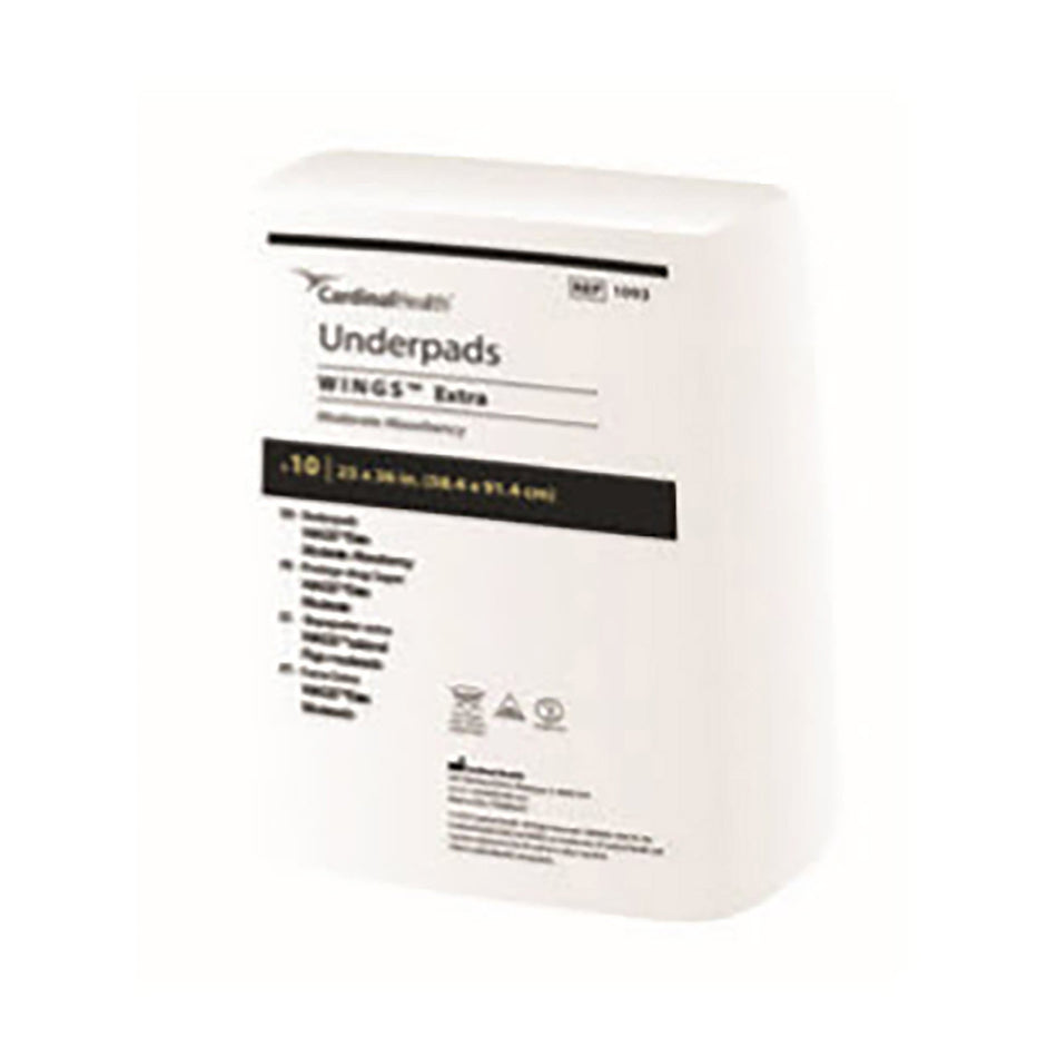 Simplicity Basic Underpad, Disposable, Light Absorbency, 23 X 36 Inch-Disposable Underpad Simplicity Basic 23 X 36 Inch Fluff Light Absorbency
