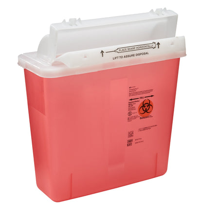 SharpStar™ In-Room™ Sharps Container, 1.25 Gallon, 12.5 x 5.5 x 10.75 Inch - Needles and Syringes>Sharps Collectors>Sharps...