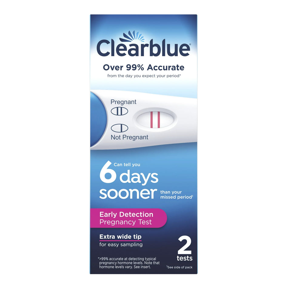 Clearblue Reproductive Health Test Kit-Reproductive Health Test Kit Clearblue hCG Pregnancy Test 2 Tests CLIA Waived