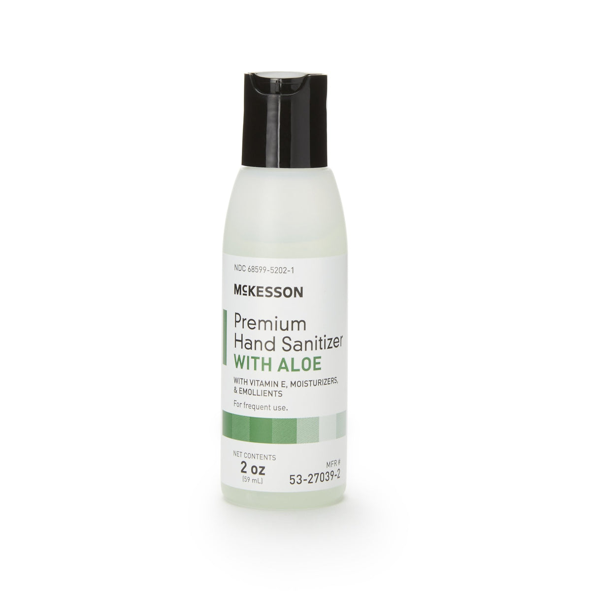 McKesson Premium Hand Sanitizer With Aloe, Ethyl Alcohol Gel-Hand Sanitizer with Aloe McKesson Premium 2 oz. Ethyl Alcohol Gel Bottle