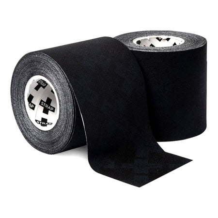 Strap Bamboo Fiber Athletic Tape, 1.97 Inch x 5-1/2 Yard, Black-Athletic Tape Strap Black 1.97 Inch X 5-1/2 Yard Bamboo Fiber NonSterile